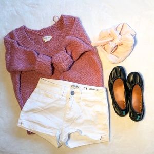 Indigo Rein White Shorts